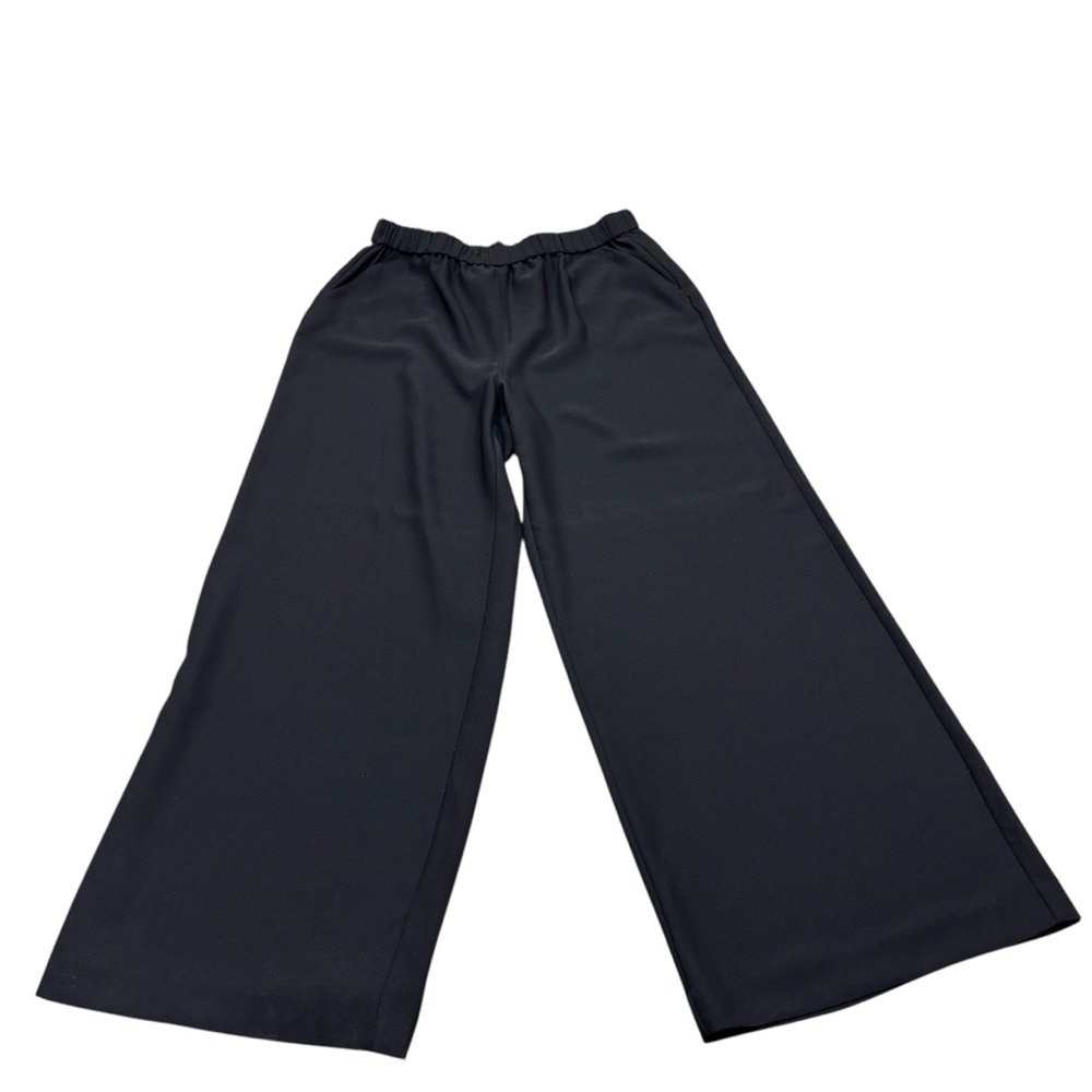 Elizabeth and James Women's Wide Leg Black Pants Sz L